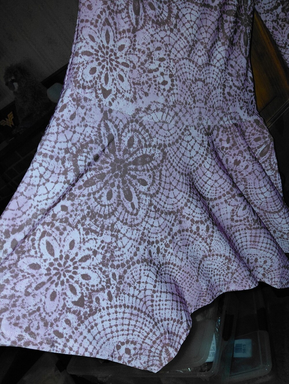 Free People Relish Mini Dress In Lilac Floral Combo - Picture 7 of 8